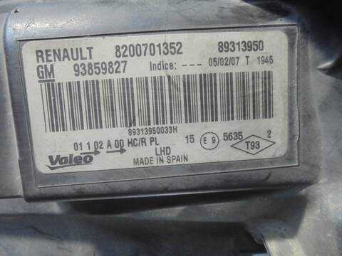 Foto 2ª: Faro Izquierdo Renault Trafic 2.0 DCI DIESEL CAT 114CV 84KW CAJA CERRADA [M9R E7] (2007)