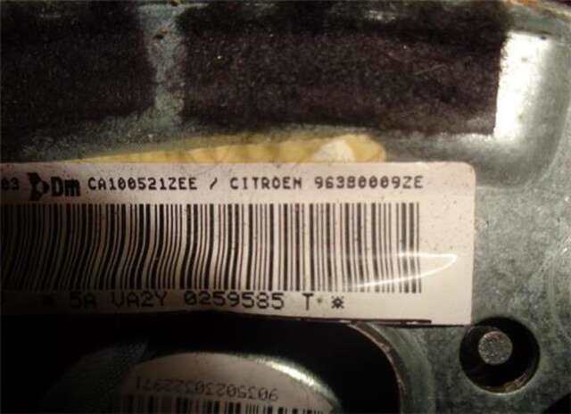 Foto 3ª: Airbag Delantero Izquierdo Citroen C3 1.4 HDI [8HZ (DV4TD)]