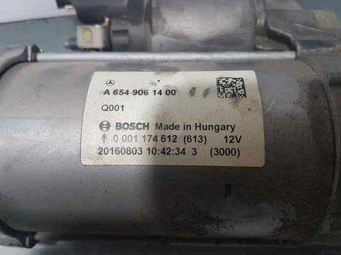 Foto 3ª: Motor de Arranque Mercedes Clase E 180 E 200 D 213.013) 150CV 110KW [654920] (2017)