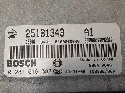 Foto 3ª: Centralita Motor ECU Chevrolet Captiva 2.0 VCDI LT 150CV 110KW [Z20S-D] (2010)