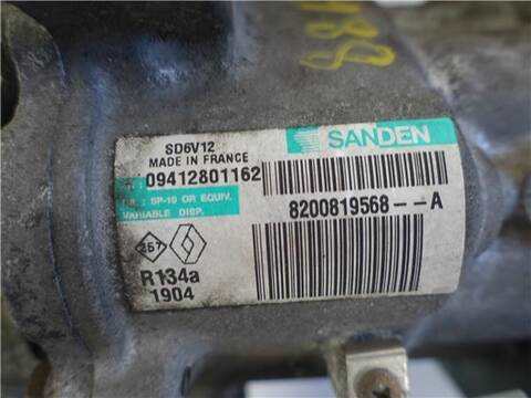 Foto 3ª: Compresor Aire Acondicionado Renault Clio 1.2 16V 101CV 74KW [D4F 784] (2011)