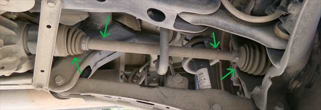 Transmision Trasera Izquierda Mitsubishi ASX 1.8 D 2010-2012