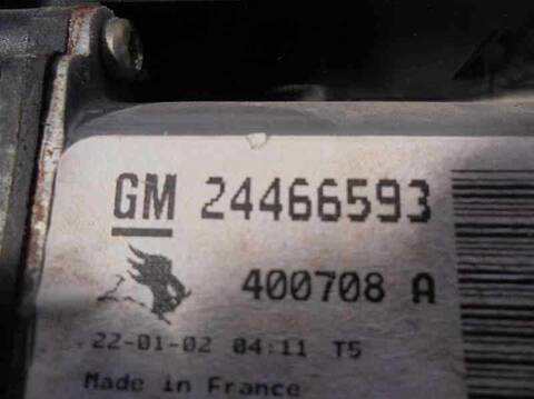 Foto 2ª: Elevalunas Eléctrico Delantero Izquierdo Opel Corsa 1.2 16V CAT Z 12 XE - LW4) 75CV 55KW [Z12XE] (2002)