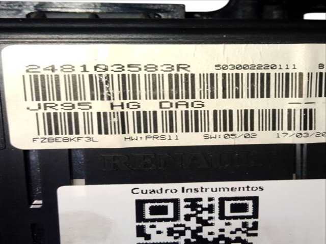 Cuadro de Instrumentos Renault Scenic 1.5 DCI JZ0A) GRAND