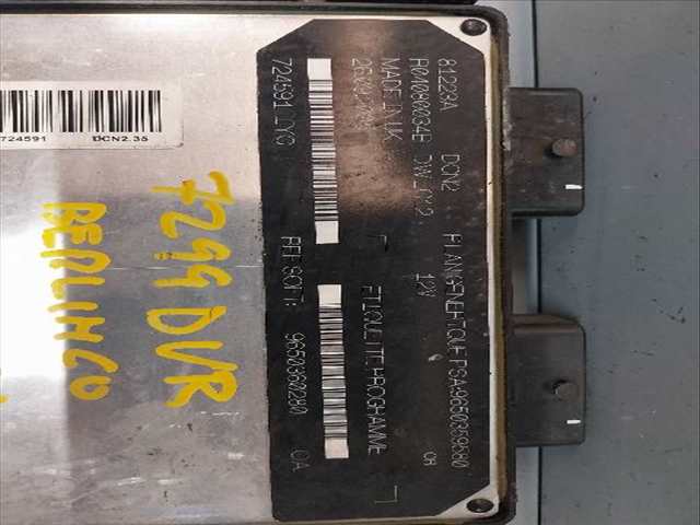 Foto 2ª: Centralita Motor ECU Peugeot Partner 1.9 D (2006)