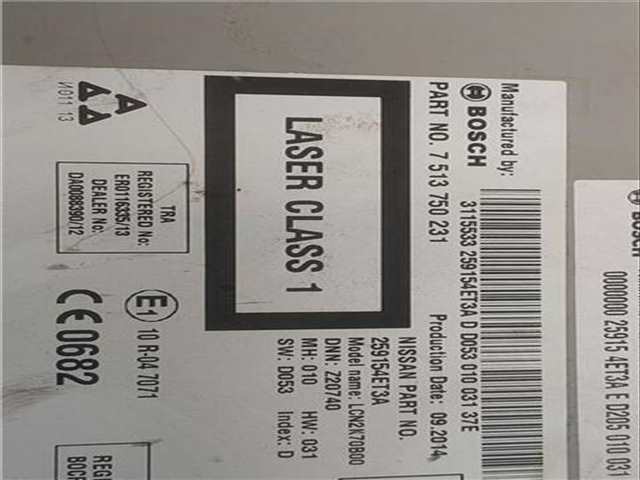 Foto 3ª: Sistema Audio Radio CD Nissan Qashqai 1.5 ACENTA 110CV 81KW [K9K 636] (2014)