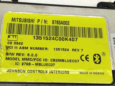 Foto 3ª: Centralita Motor ECU Mitsubishi Outlander 2.0 DI-D INTENSE 140CV 103KW [BSY] (2007)
