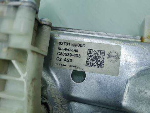 Foto 2ª: Elevalunas Manual Trasero Izquierdo Nissan Qashqai ACENTA 140CV 103KW [HR13] (2020)