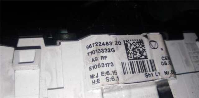 Mando Climatizador Peugeot 208 1.6 HDI