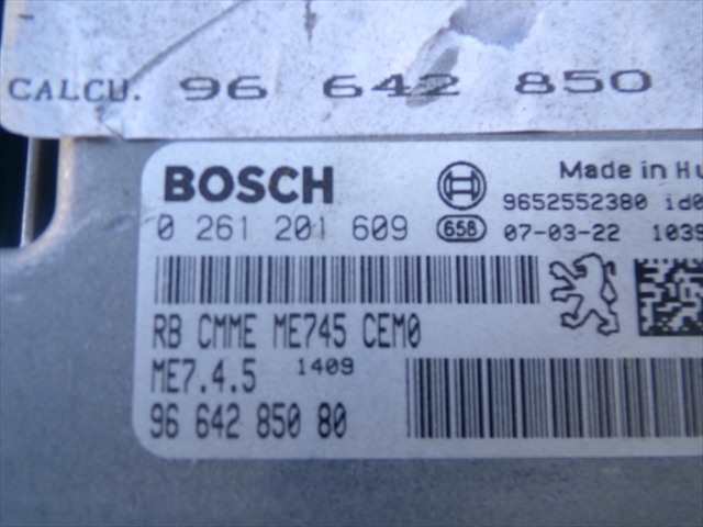 Foto 3ª: Centralita Motor ECU Citroen C4 1.6 G 2004-2010 [NFU] (2007)