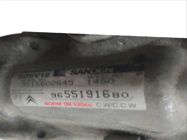 Foto 2ª: Compresor Aire Acondicionado Citroen C3 1.6 16V HDI (2002)