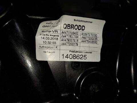 Foto 3ª: Elevalunas Eléctrico Delantero Derecho Mercedes Clase V 200 V 250 CDI/BT 4MATIC 447.813) 190CV 140KW (2014)