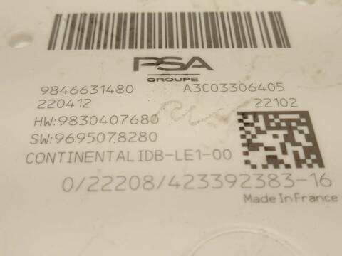 Foto 4ª: Caja Reles Fusibles Peugeot 308 1.6 ALLURE HYBRID 150CV 110KW [5G06] (2022)