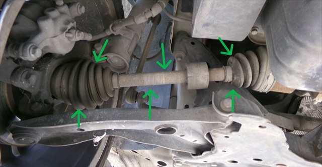 Transmision Delantera Derecha Ford Fiesta 1.6 TDCI 2008-2013