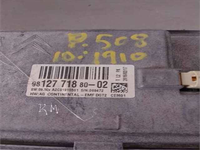 Foto 3ª: Pantalla Multifuncion Peugeot 508 1.6 ACCESS [1.6 LTR. - 88 KW BLUE-HDI FAP] [BH01]