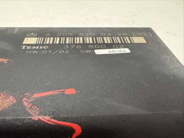 Foto 3ª: Centralita ASR Mercedes Clase CLK 200 G BM 209) COUPE (2006)