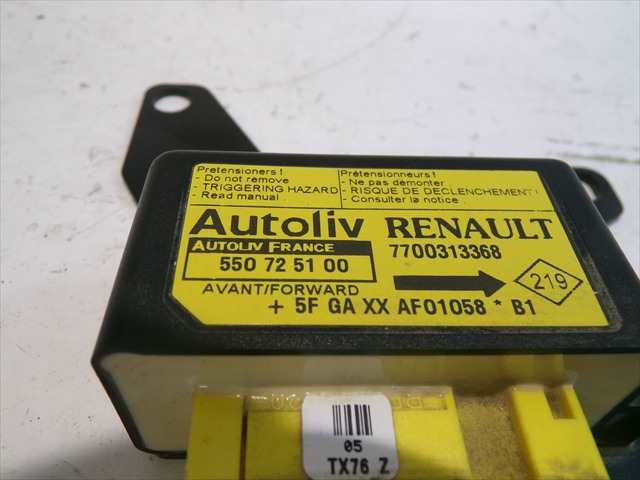 Foto 4ª: Centralita Airbag Renault Kangoo 1.9 D 1998-2002 [F8QP6] (2001)