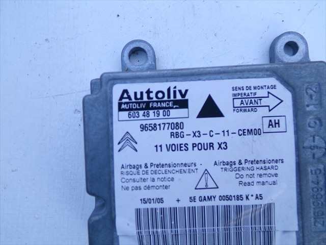 Foto 3ª: Centralita Airbag Citroen C5 2.2 HDI 2004-2008 [4HX] (2005)