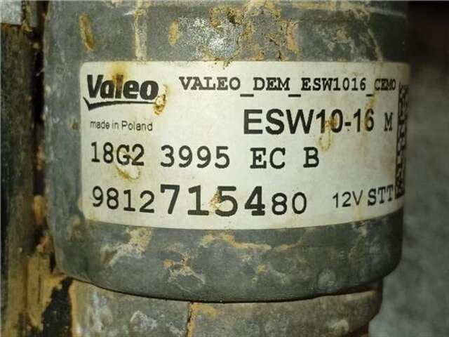 Foto 2ª: Motor de Arranque Citroen C3 1.2 C-SERIES [1.2 LTR. - 81 KW 12V E-THP - PURETECH]