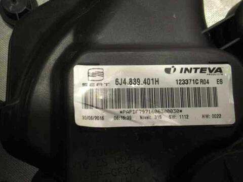 Foto 4ª: Elevalunas Manual Trasero Derecho Seat Ibiza 1.4 16V TSI ACT 150CV 110KW [CZE] (2016)