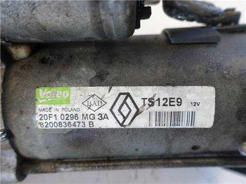 Foto 3ª: Motor de Arranque Renault Scenic 1.5 81 KW GRANDI JZ0/1_) [K9K J8] (2011)