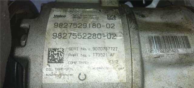 Compresor Aire Acondicionado Peugeot Rifter 1.2 ACTIVE LONG [1.2 LTR. - 81 KW 12V E-THP - PURETECH]