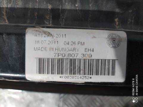 Refuerzo Paragolpes Trasero Porsche Cayenne VERSION INDEFINIDA