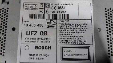 Foto 3ª: Sistema Audio Radio CD Opel Zafira FAMILY 125CV 92KW [A17DTR] (2012)