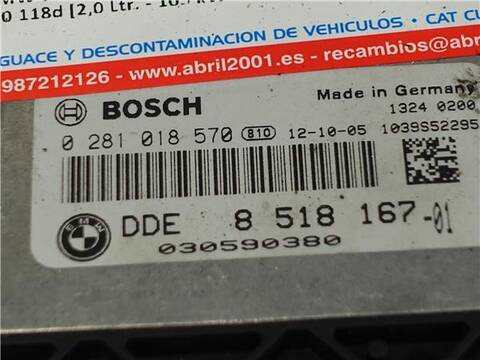Foto 2ª: Centralita Motor ECU Bmw Serie 1 114 2.0 118D COUPE 143CV 105KW [N47 D20 C] (2013)