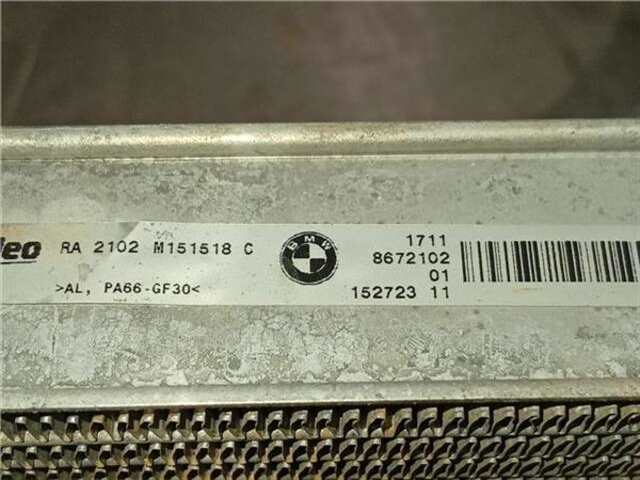 Foto 2ª: Radiador Motor Bmw Serie 2 215 2.0 218 D [2.0 LTR. - 110 KW 16V TURBODIESEL]