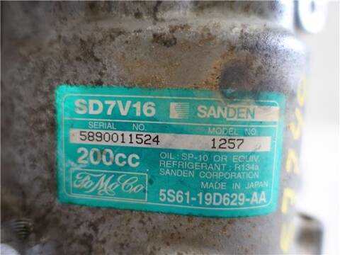 Foto 3ª: Compresor Aire Acondicionado Ford Fusion 1.6 TDCI 90CV 66KW [HHJB] (2006)