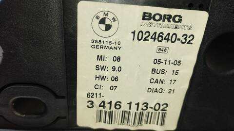 Foto 4ª: Cuadro de Instrumentos Bmw X3 2.0D 150CV 110KW [M47N204D4] (2005)