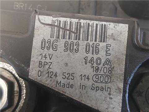 Foto 3ª: Alternador Audi A4 2.0 BASIS BERLINA 143CV 105KW [CAGA] (2008)