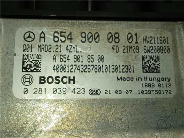 Centralita Motor ECU Mercedes Clase G 230 2.0 GLE 300 D 4MATIC (167.119) [2.0 LTR. - 180 KW CDI CAT]