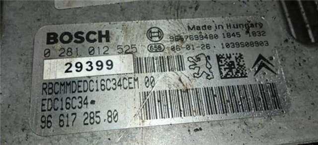 Centralita Motor ECU Peugeot 206 1.4 HDI ECO 70