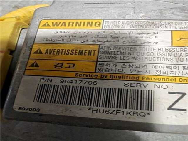 Foto 2ª: Centralita Airbag Chevrolet Tacuma 1.6 SX [1.6 LTR. - 79 KW CAT] [A16DMS]