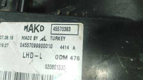 Foto 4ª: Faro Izquierdo Fiat Fiorino SX FURG. 75CV 55KW [199A9000] (2016)