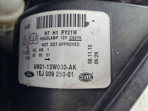 Foto 2ª: Faro Izquierdo Ford S Max TREND 140CV 103KW CA1) [UFWA] (2011)