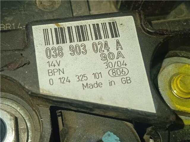 Foto 2ª: Alternador Volkswagen Sharan 1.9 TDI [ASZ]