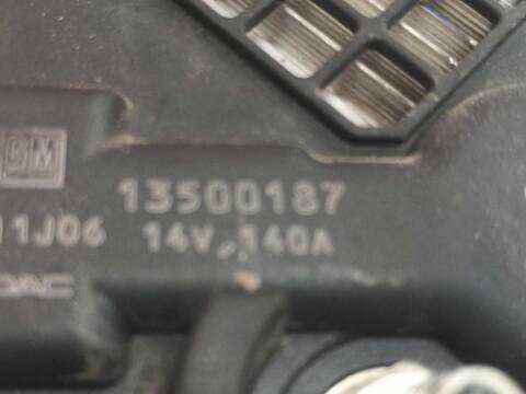 Foto 3ª: Alternador Opel Astra 1.7 CDTI 35) 125CV (2010)