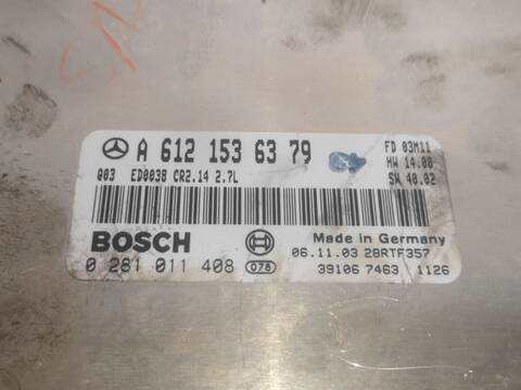 Foto 2ª: Centralita Motor ECU Mercedes Clase ML 230 612963 (2004)