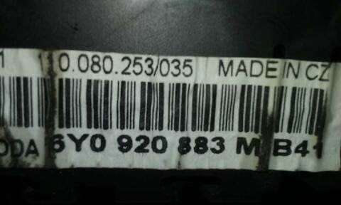 Foto 3ª: Cuadro de Instrumentos Skoda Fabia FRESH 64CV 47KW [BME] (2002)