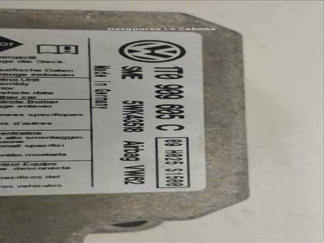 Foto 3ª: Centralita Airbag Volkswagen Touran 1.6 FSI (2003)
