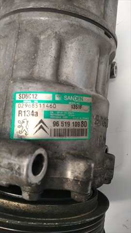 Foto 1ª: Compresor Aire Acondicionado Citroen C4 1.6 HDI [D/9HX] (2005)