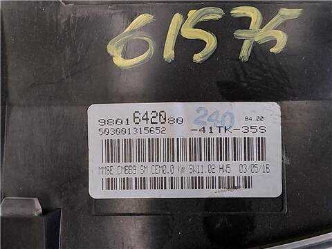 Foto 3ª: Cuadro de Instrumentos Citroen Berlingo 1.2 FEEL 110CV 81KW [HN01] (2016)