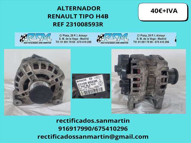 Alternador Renault Captur DIESEL