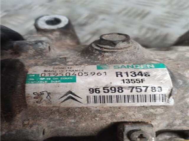Foto 2ª: Compresor Aire Acondicionado Peugeot 207 1.6 HDI [9HX (DV6ATED4)]