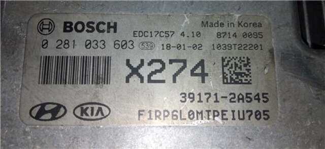 Centralita Motor ECU Kia Carens 1.7 BASIC [1.7 LTR. - 85 KW CRDI CAT]