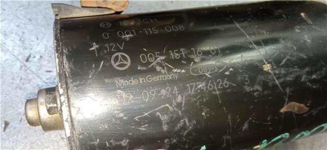 Motor de Arranque Mercedes Clase A 140 1.7 170 CDI (168.009) [1.7 LTR. - 70 KW CDI DIESEL CAT]