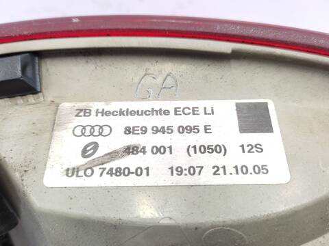 Foto 2ª: Piloto Trasero Izquierdo Audi A4 2.0 TDI AVANT 140CV 103KW [BLB] (2005)